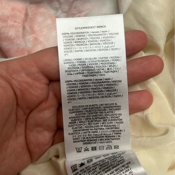 Guess Floral Green and Pink Susanna Midi Dress Size M - Picture 15 of 15